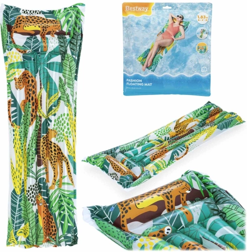 Bestway dmuchací plážová matrace s motivem džungle 183 × 69 cm - 1 kus