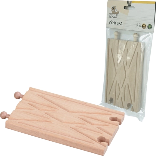 Babu vláčky dvoukolejná rovná kolejnice 15 cm