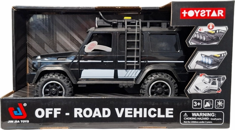 Terénní auto off-road se světlem a zvukem