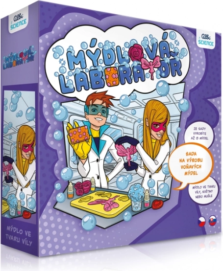Mýdlová laboratoř Albi Crafts – kreativní sada na výrobu mýdel