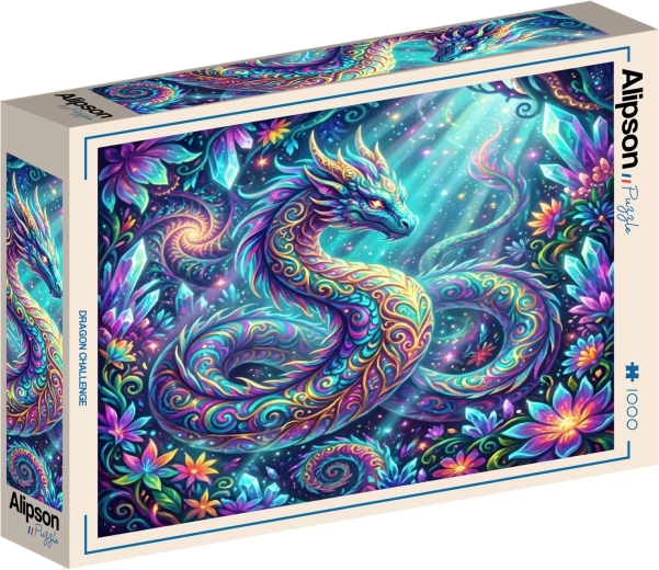 Alipson čtvercové puzzle dračí výzva 1000 dílků