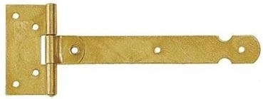 Závěs brankový 100 × 25 × 1,5 mm, žlutě pozinkovaný