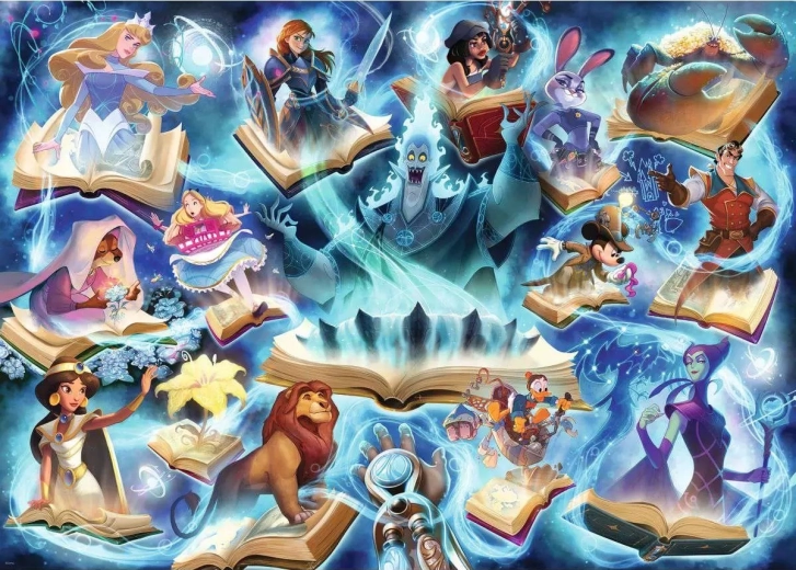 Ravensburger Puzzle Disney Lorcana Glimmers of the Realm – Safír (1000 dílků)