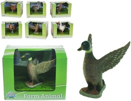 Figurka domácího zvířete – kachna, kuře nebo husa