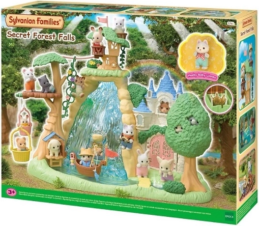 Sylvanian Families Tajemný lesní ostrov s vodopádem