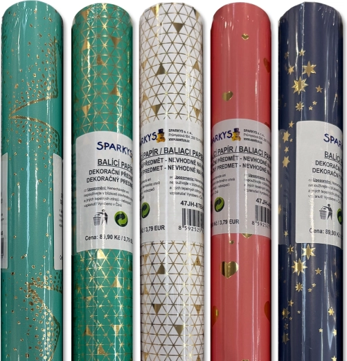 Balicí papír 200 × 70 cm – více motivů