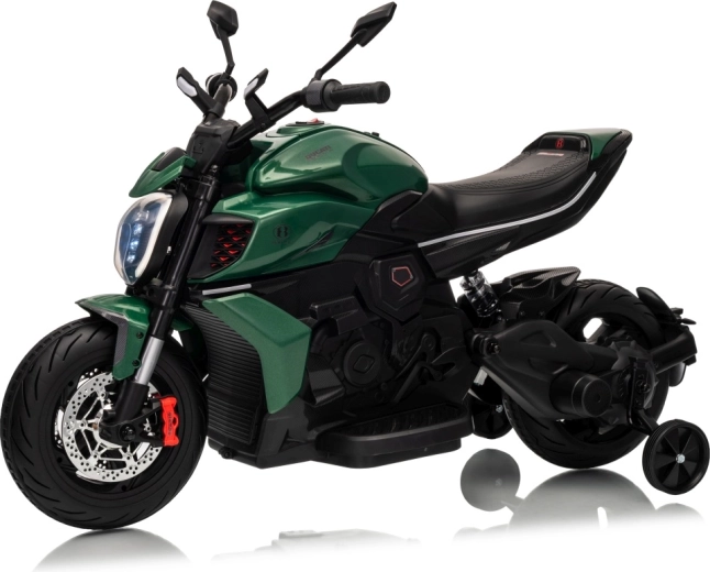Dětská elektrická motorka DUCATI Diavel x BENTLEY zelená