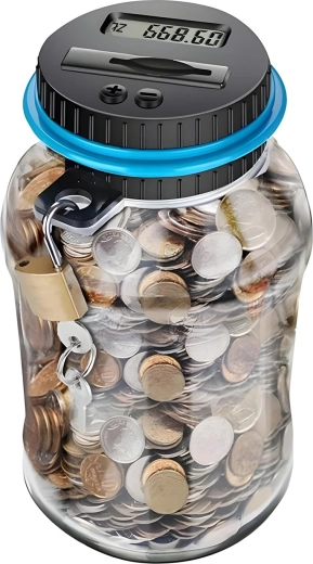 Digitální pokladnička Renew Force s počítadlem mincí 1,8 l