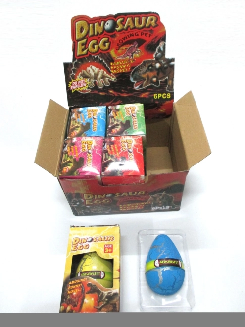 Vejce s rostoucím dinosaurem 12 × 8 cm