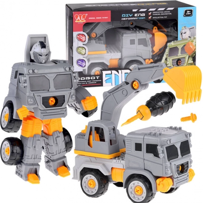 Super stavební auto-robot 2v1 – Koparka