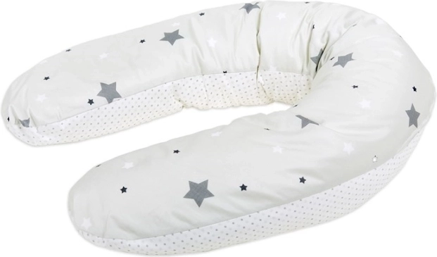 Träumeland kojicí polštář design 5 šedý stars