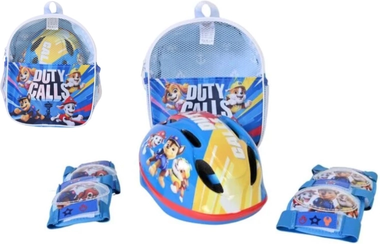 Dětský set helmy a chráničů Tlapková patrola