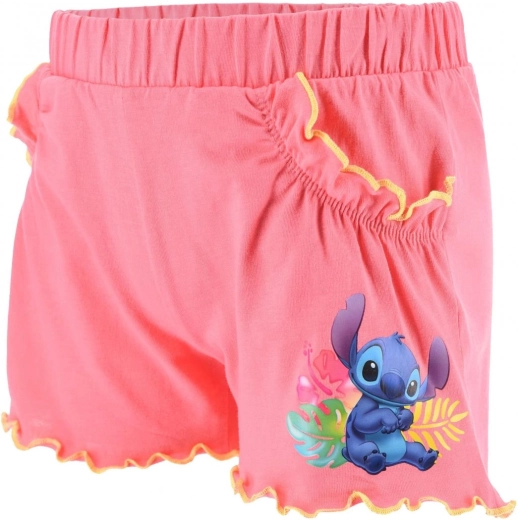 Dětské růžové kraťasy Lilo a Stitch – Velikost: 98