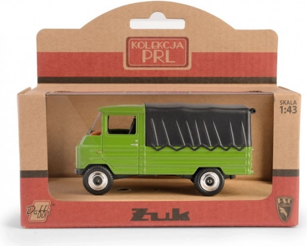 Kovový model dodávky ŻUK zelený 1:43