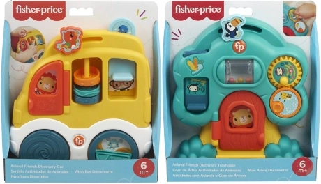 Fisher-Price Objevujeme se zvířátky – interaktivní hračka pro miminka