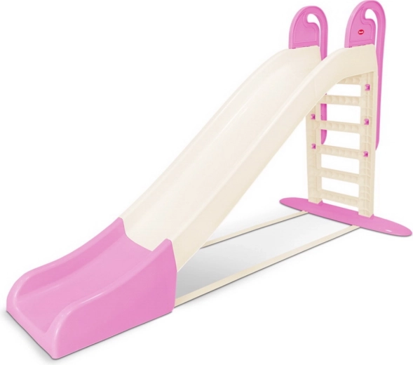 Doloni skluzavka 243 cm béžovo‑růžová pro děti