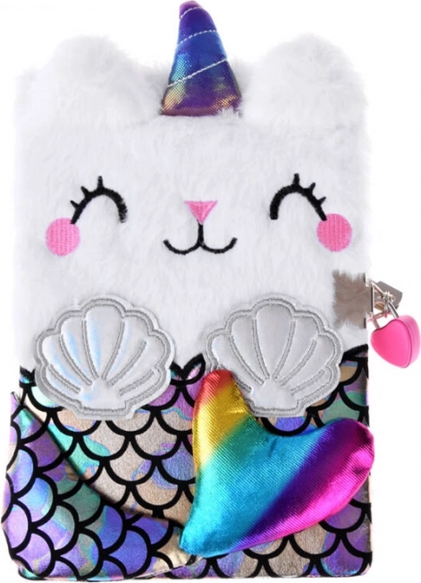 Deník s klíčkem Kočičí Jednorožec Mořská Panna