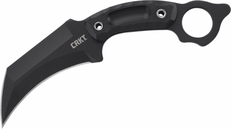 CRKT Du Hoc Black bojový nůž karambit 12,9 cm s pouzdrem