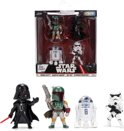 Star Wars Metalfigs sada 4 kovových figurek - 4 ks