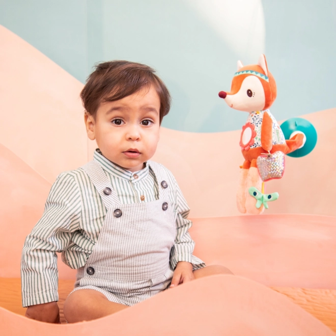 Lilliputiens cestovní plyšová hračka s aktivitami liška Alice