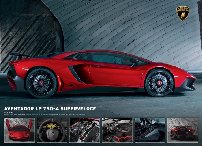Puzzle Lamborghini Aventador LP 750-4 1000 dílků
