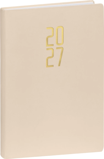 Notique denní diář Ponza 2027 béžový 15 × 21 cm