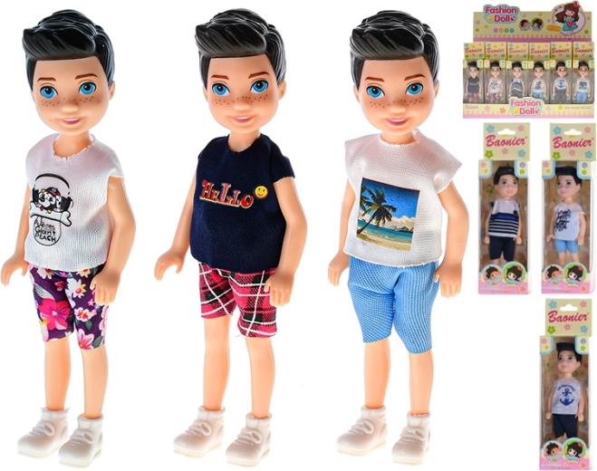 Panáček módní 14 cm – kloubová plastová figurka pro kreativní hraní