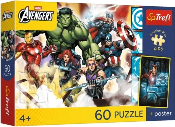 Puzzle PremPlus Kids „Razem silniejsi“ 60 dílků