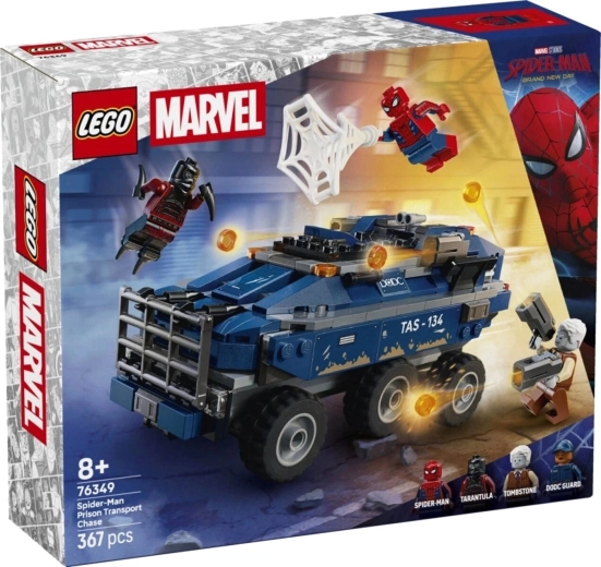 LEGO Marvel honička Spider-Mana za vězeňským vozem