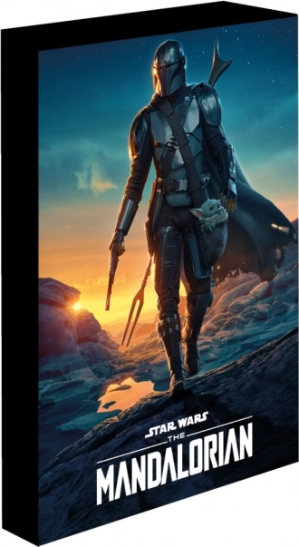 Svítící LED obraz 30x40 cm Mandalorian