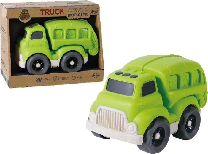 Bioplastový popelářský truck 18 cm