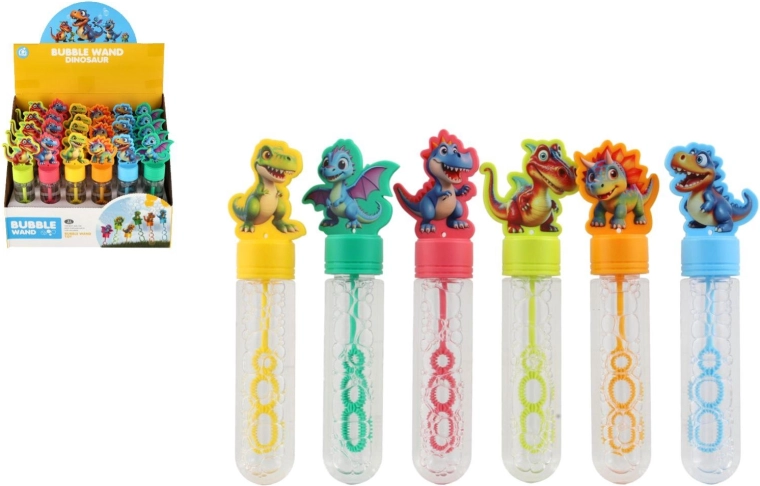 Bublifuk dinosaurus 15 cm (6 druhů) – 24 ks v boxu