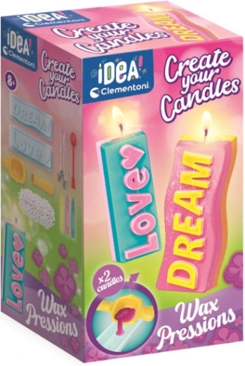 Mini továrna na svíčky Zprávy – kreativní sada