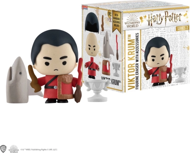 Harry Potter gumová figurka Viktor Krum (Série 2)