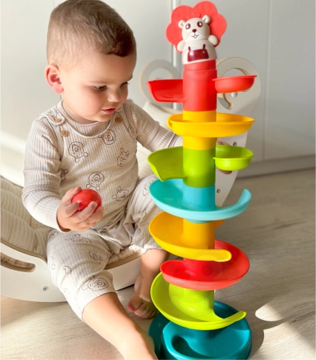 Woopie Baby spirálová kuličková dráha se 6 míčky