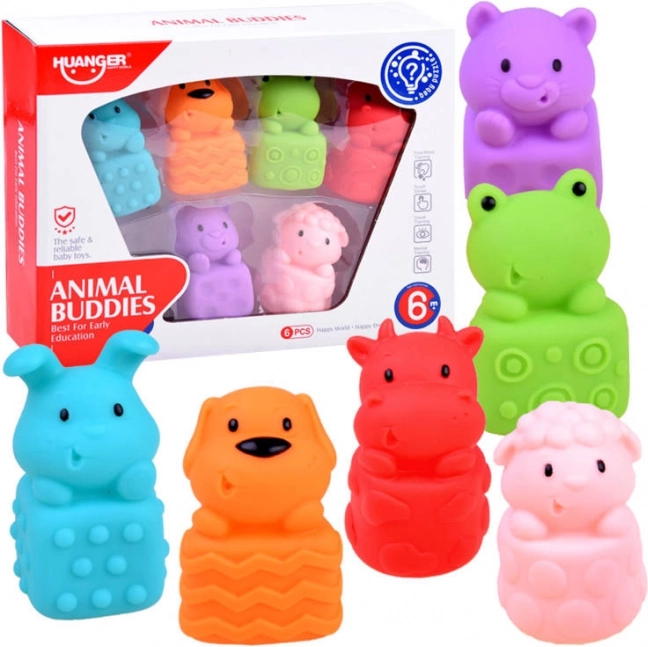 Gumová zvířátka do koupele