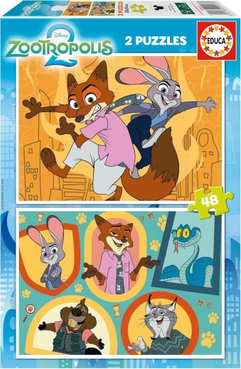 Educa puzzle Zootropolis, 2×48 dílků