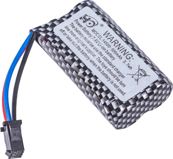 Li-ion akumulátor 7,4 V 500 mAh pro RC drift auto SC16A - 1 kus