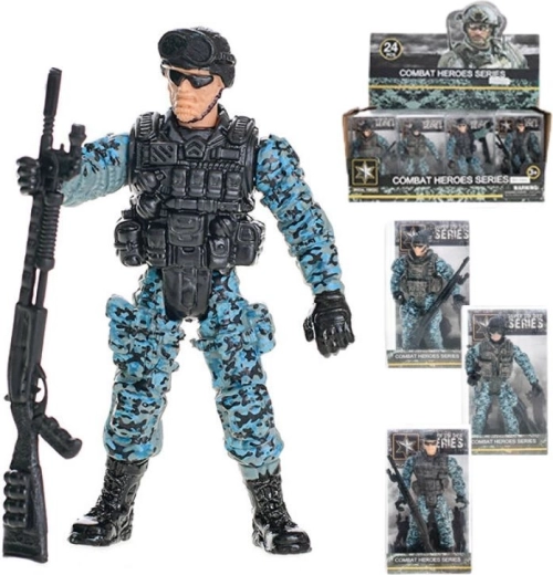 Kĺbový voják se zbraní – 4 druhy