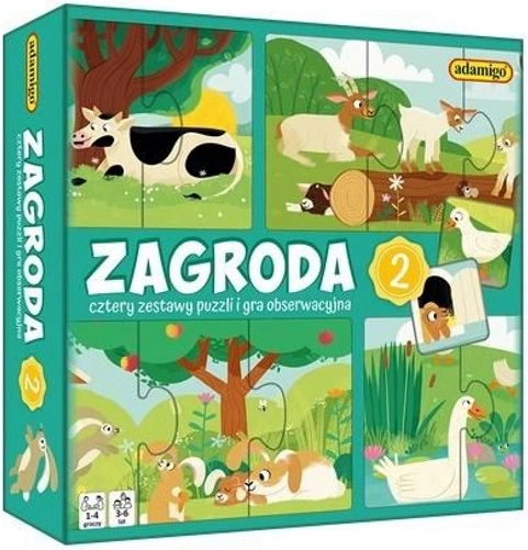 Pozorovací puzzle Farma 2 – edukativní hra pro nejmenší
