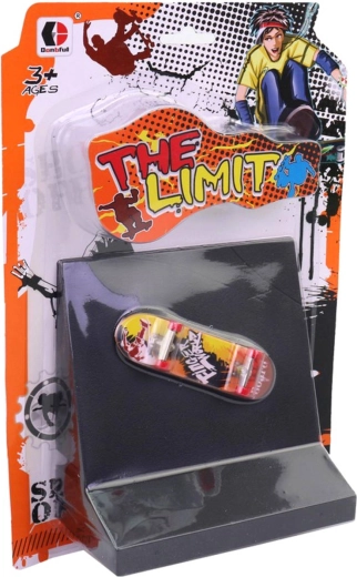 Prstový skateboard fingerboard set s rampou - 1 kus