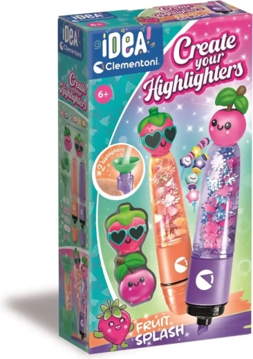 Kreativní sada na výrobu zvýrazňovačů CLEMENTONI IDEA Fruit