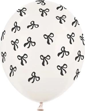 Balónky Kokardki pastelové off-white 30 cm, 6 ks