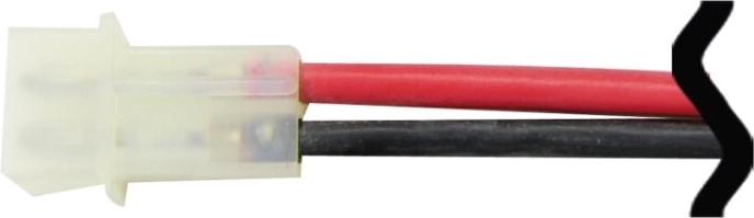 Silikonový propojovací kabel s konektorem AMP 1,5 mm², 18 cm