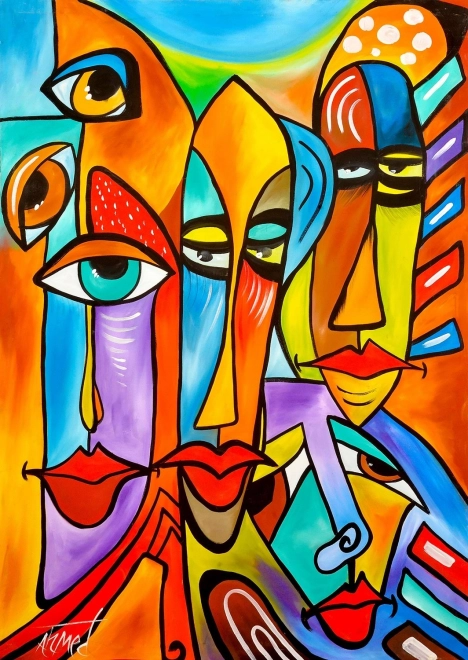 Puzzle Tvůrčí Tváře Bico 1000 dílků