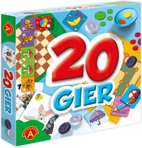 Alexander zábavní sada 20 her pro celou rodinu