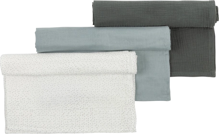 Nattou mušelínové pleny 3 ks 65 × 65 cm