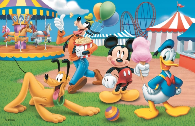 Mini puzzle 54 dílků DISNEY MICKEY A PŘÁTELÉ Trefl