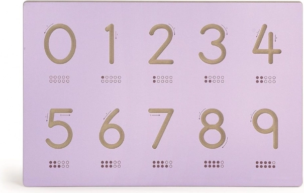 Výměnný panel s čísly 60 × 40 cm