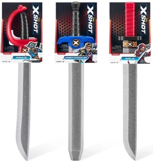 X-Shot meč – dětský bojový meč, různé druhy